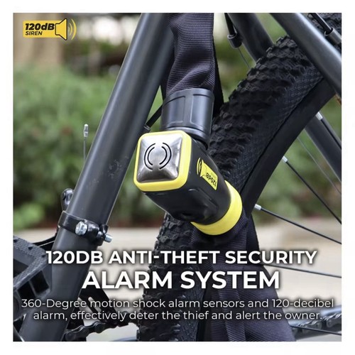 Fahrradschloss mit 120db alarm - mit,
