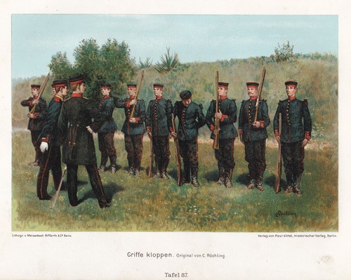 1900 griffe kloppen - kloppen, militär