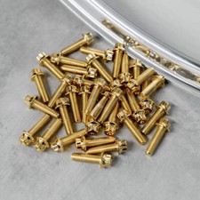 120x M7 24mm gold gold plated