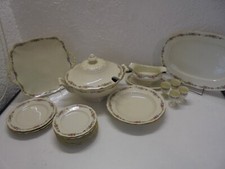 Rare alte Speiseservice-Teile