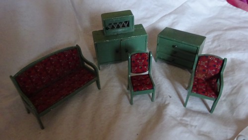 Alte puppenmöbel aus - ,