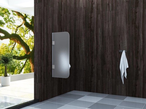 Glas urinal trennwand frost - glas,