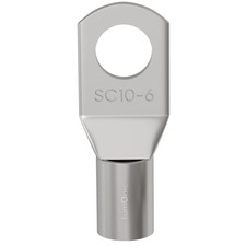 10x Rohrkabelschuh blank