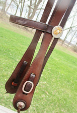 Wide cheek vintage - vintage, bridle