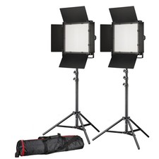 BRESSER LED Foto-Video Set 2x