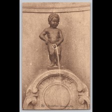 Postcard Manneken Pis Brussels