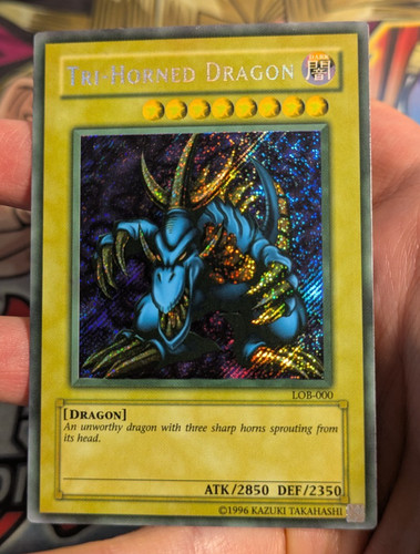 Yugioh tri horned dragon - yugioh,