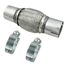 Ø 50mm / 2" Edelstahl Flexrohr mit Interlock Abgasanlage Auspuff 100/200mm