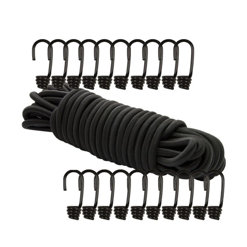 Expanderseil set 20m - expanderseil, schwarz