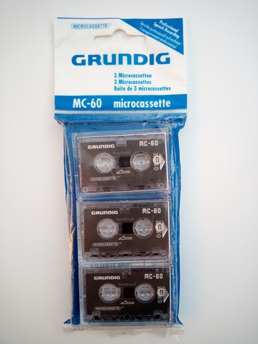 Stuck grundig mikrokassette - grundig,