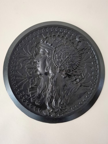 Jugendstil wandrelief alphonse - wandrelief,