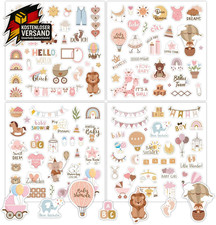 Baby Fotoalbum Sticker Braun