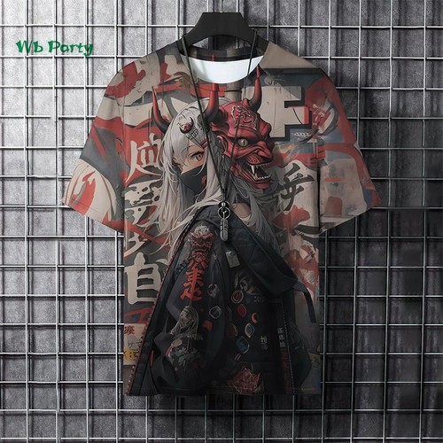 Druck cyberpunk samurai - 3d,