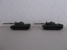 Roco H0 Minitanks  172  _  2 Stück, Panzer „ Leopard 1“, m. Oliv-Bemalung –s. B.