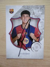 Pau Cubarsi Autogramm signed Trading Card Topps FC Barcelona