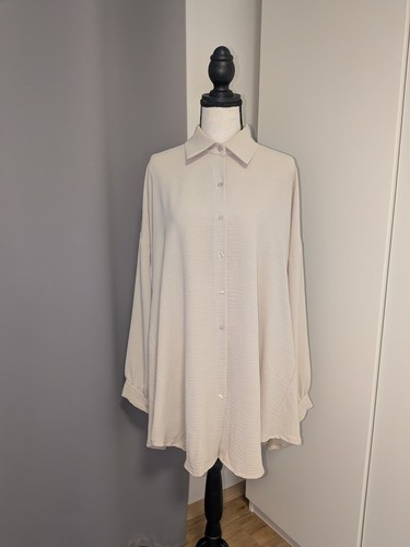 Damen oversized bluse - oversized,