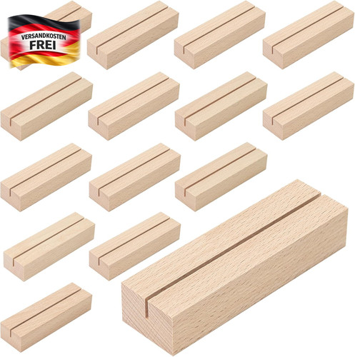 Holz kartenhalter set - set, 15