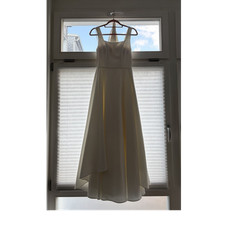 Weißes brautkleid linie - a-linie, mit