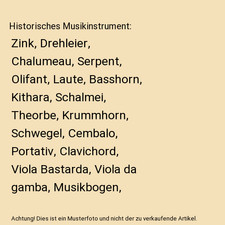 Historisches musikinstrument - historisches,