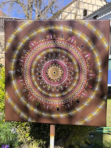 Wunderschönes mandala auf - mandala,