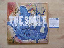 The Smile Radiohead Original Autogramme signed LP-Cover "A Light For" Vinyl ACOA