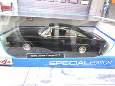 DODGE Charger R/T Coupe schwarz 1969 Muscle Car RT black schwarz Maisto 1:18