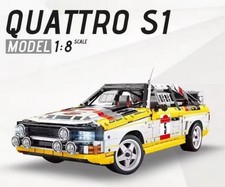 Audi Sport Quattro S1 1984 1:8  mit 3.887 Teilen inkl. LED Beleuchtung 