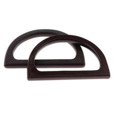 1 Paar Taschengriffe Holz Henkel Taschenzubehör Griffe