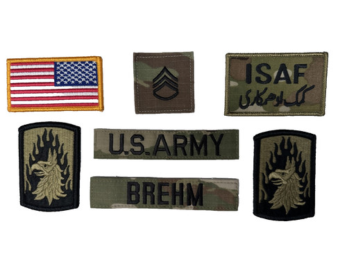 Army patch set 12th - 7,