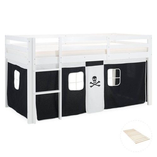 Hochbett 90x200 kinderbett mit - kinderbett,