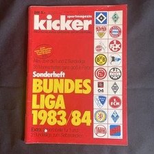 Kicker Bundesliga Sonderheft 1983/84  