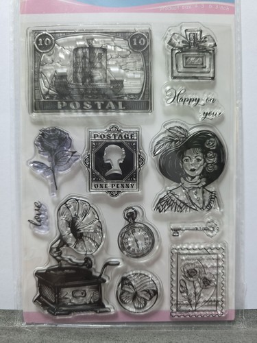Vintage clear stamps - vintage, –