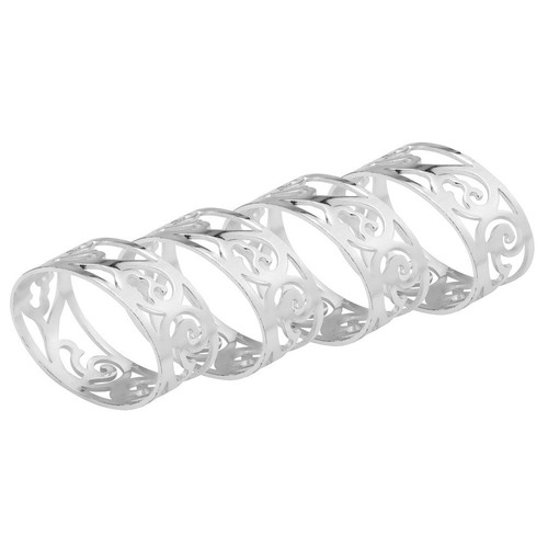 4er set serviettenringe - set,