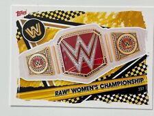 Topps Slam Attax 2021 WWE Wrestling Card 237 RAW Womens Championship Gürtel