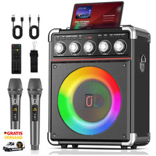 Karaoke box mit mikrofonen - mit,