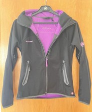 Mammut Softshelljacke Weste Damen Schwarz/Violett Gr. S. Swiss Edition