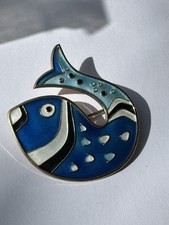 David Andersen Fisch Brosche