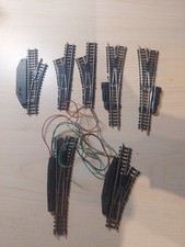 Minitrix ROCO Spur N Weichen Set 7 Stück Guter bespielter Zustand 