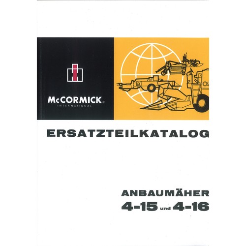 Ihc mccormick anbaumäher 15 - mccormick, 4-15