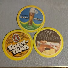 3 alte Bierdeckel - Meckatzer