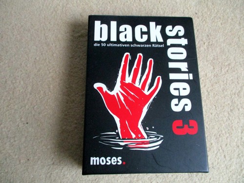 Black stories kartenspiel - black,