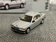 Xcartoys Mercedes-Benz 190E W201 Silber 1:64 Modellauto Diecast Ähnl Kyosho
