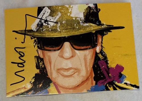 Autogrammkarte udo lindenberg - autogrammkarte,