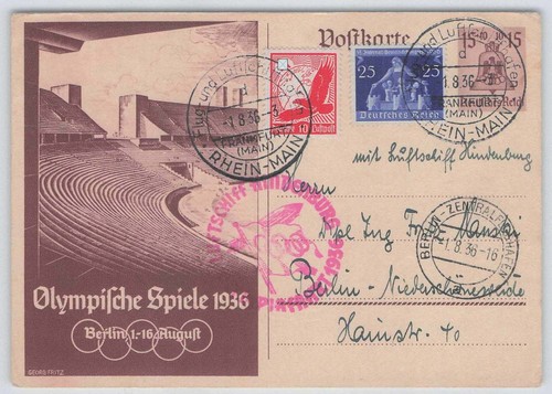 Zeppelin postkarte 129 - lz,