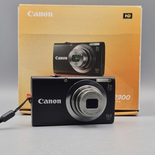 [Near Mint] Canon PowerShot A2300 HD 16MP Digitalkamera schwarz 5x Zoom, Ladegerät
