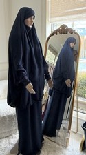 Navy Blue Modest Flex Crepe