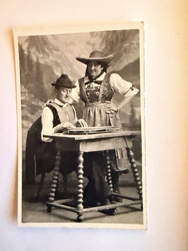 Historische foto karte zitter - historische,