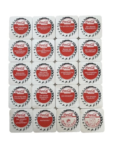 Coca cola bierdeckel - bierdeckel, den