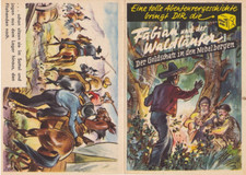 XB 12/ EDEKA Werbung, "Fabian und der Waldläufer" Faltkarte,   Sammelbilder