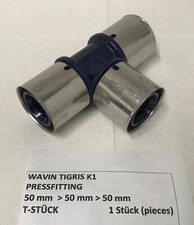 Restmaterial Wavin Pressfitting Tigris K1 T-Stück 50/50/50 mm 